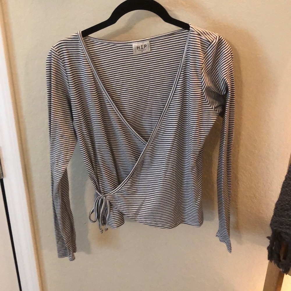 Black and White stripped shirt